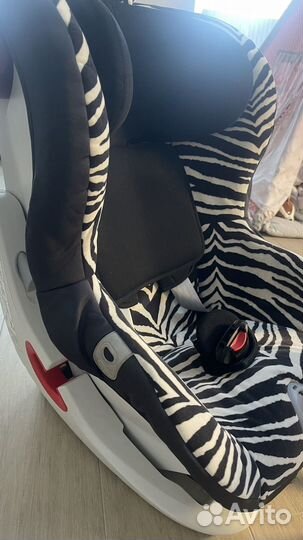 Автокресло Britax romer king ii ls zebra