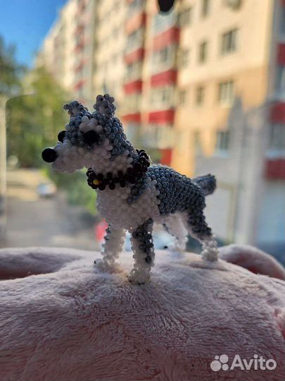 Хаски из бисера