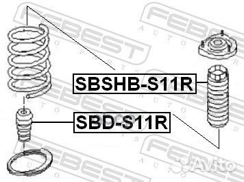 Пыльник заднего амортизатора sbshbs11R Febest