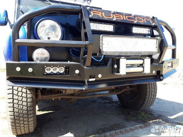 Передний бампер rubicon-4 УАЗ-469 Хантер Барс