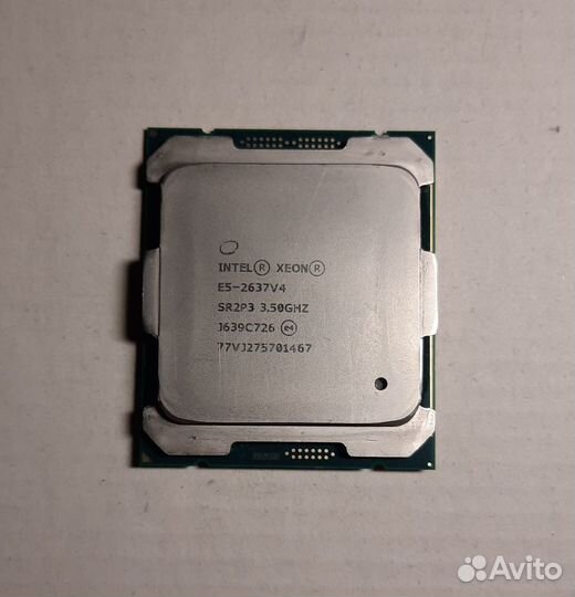 Intel Xeon E5-2637v4 3.5GHz LGA2011-3 4 ядра SR2P3