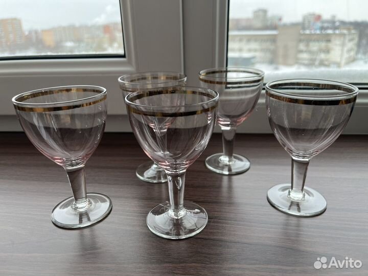 Набор бокалов ретро