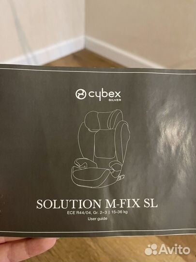 Автомобильное кресло cybex solution m fix