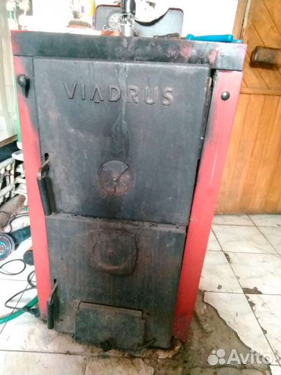 Котел на твердом топливе бу. viadrus