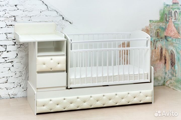 Детская кроватка трансформер Дива