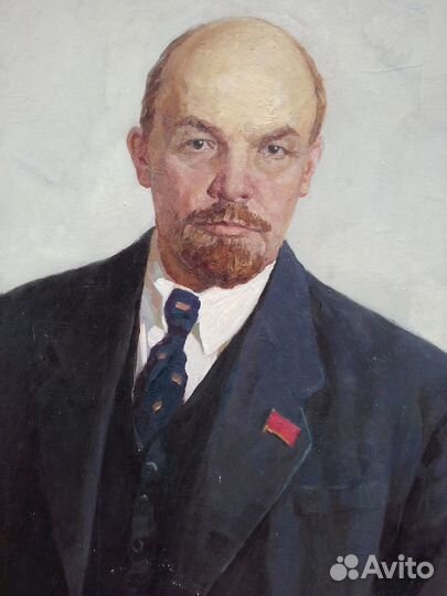 Картина ленин за столом