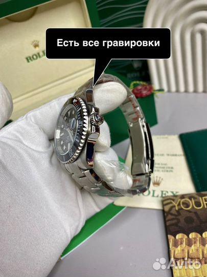 Часы rolex submariner date black