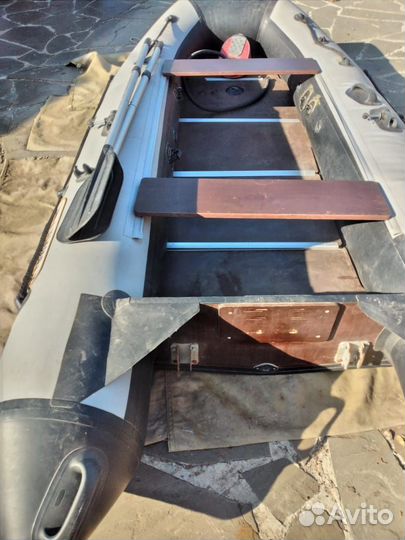 Надувная лодка пвх Адмирал 320 с мотором Yamaha 2