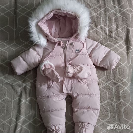 Зимний комбинезон для девочки