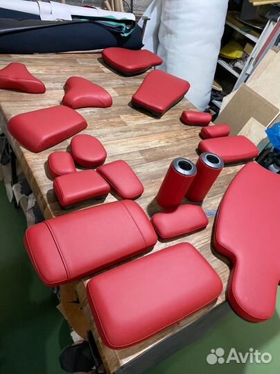 Перешив подушек тренажеров, покраска, реставрация