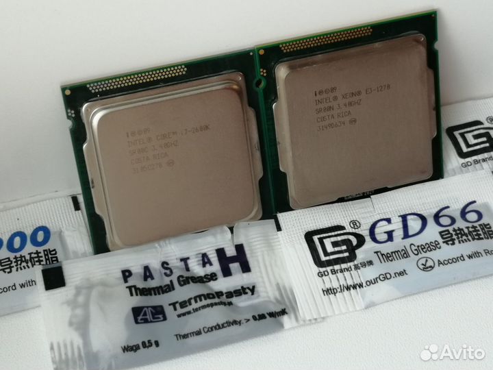 Intel i7-2600K и Xeon e3-1270 lga 1155
