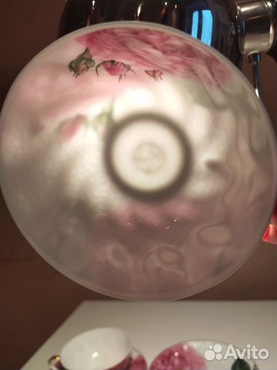 Чайная пара из тонкого фарфора