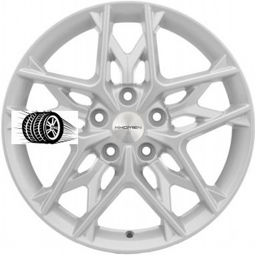Литые диски Khomen Wheels 7×R17 5×114.3