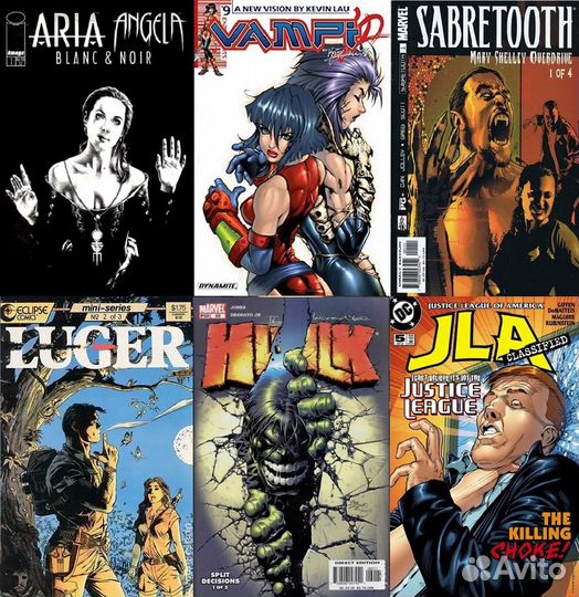 Комиксы на английском. синглы