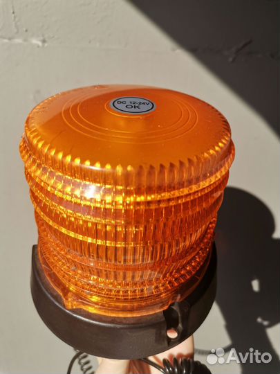 Мигалка оранжевая на магните
