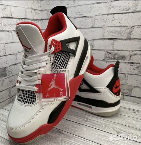 Nike air jordan 4 кpoccoвки мужскиe весенние