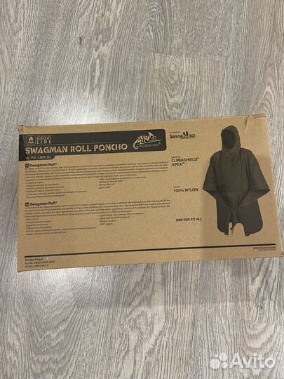 Пончо утепленное Helikon-Tex swagman roll poncho