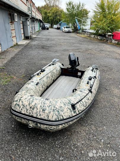 Надувная лодка пвх бу с мотором