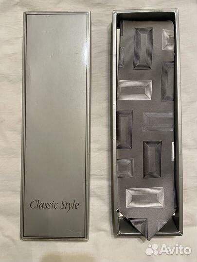 Галстук мужской шелковый новый