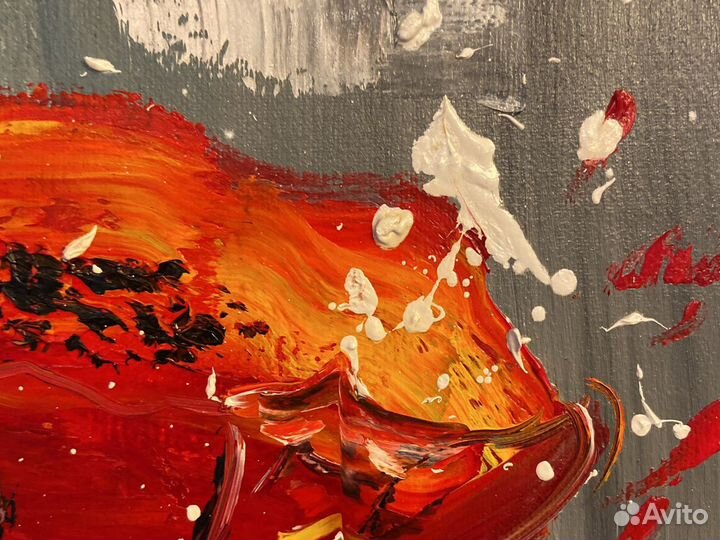 Картина маслом на холсте цветы