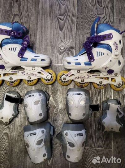 Роликовые коньки детские раздвижные