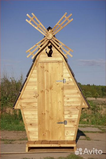 Уличный туалет с установкой