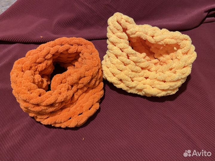 Детский Шарф-снуд, ручная работа