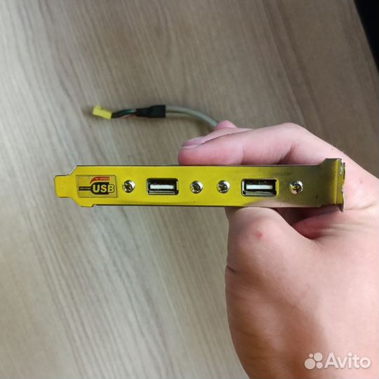 Планка портов в корпус 2Port USB
