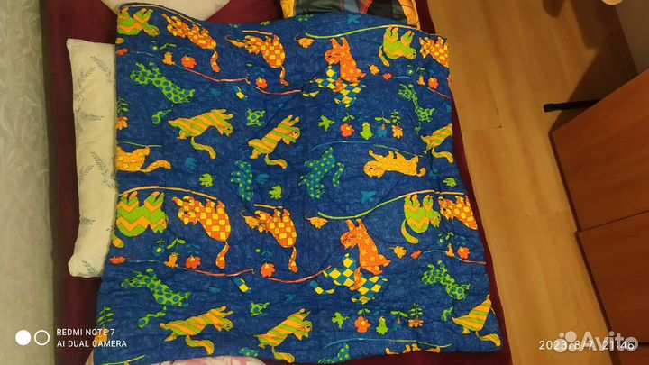 Одеяло ватное детское