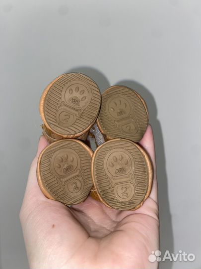 Ботинки зимние для собак мелких