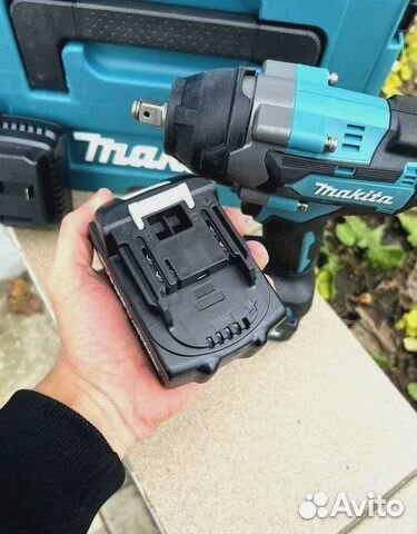 Гайковерт аккумуляторный makita 1100 н.м