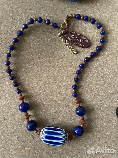 Чокер колье бусы авторская бижутерия