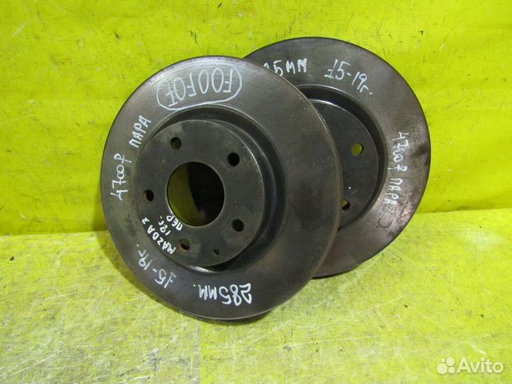 Диски тормозные передние Mazda 3 15-19г 101001