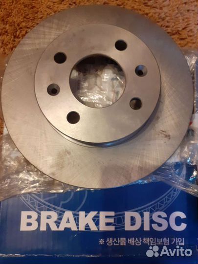 Передние тормозные диски на hyundai getz