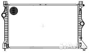 Радиатор охлаждения двигателя