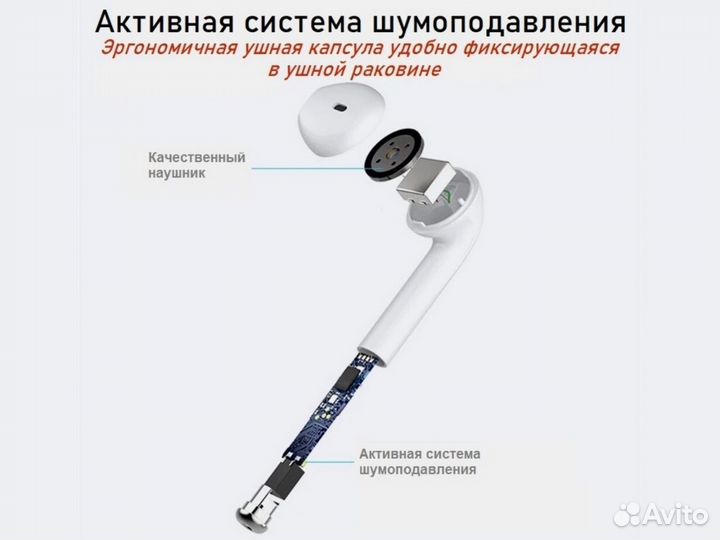 Беспроводные наушники Разных цветов