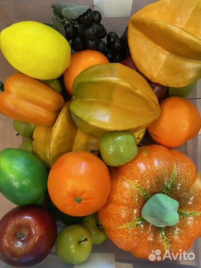 Фрукты и овощи искуственные муляж