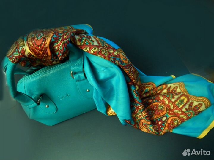 Сумка бирюзовая