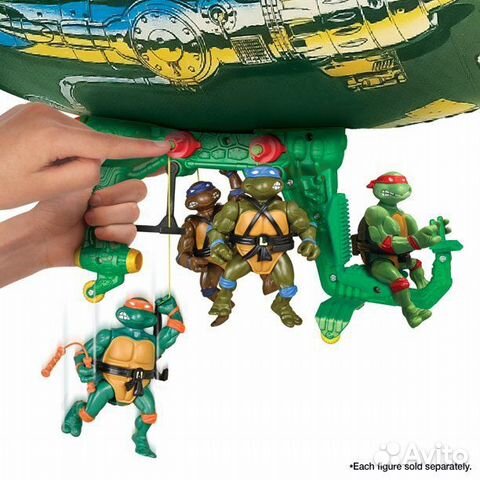 TmnT Classic Original Turtle Blimp Playmates