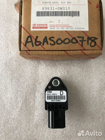 Датчик удара toyota Corolla Verso AUR10 898310W010