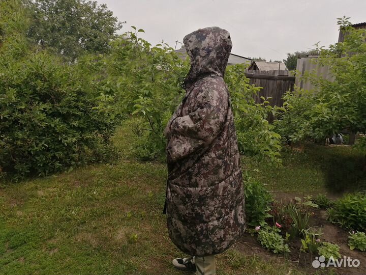 Пончо для рыбалки утепленное