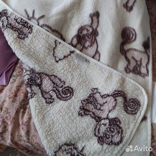 Детское одеяло из овечьей шерсти