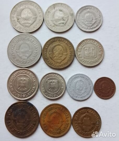 Монеты исчезнувшей страны Югославия