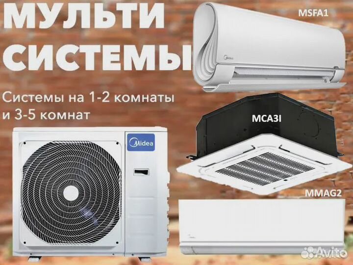 Мульти Сплит система с монтажом в Москве и области