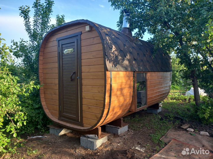 Баня бочка под ключ