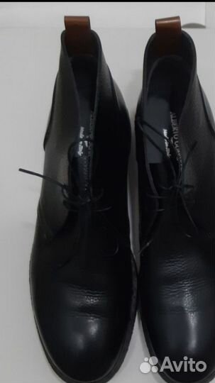 Ботинки мужские 44 кожаные Италия