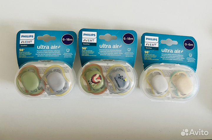 Новые пустышки Avent