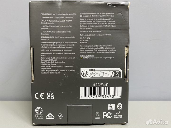 Новые Умные часы Garmin Venu 3 45mm 010-02784-00