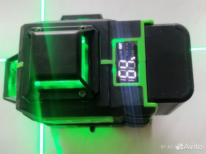 Лазерный уровень 4D бу