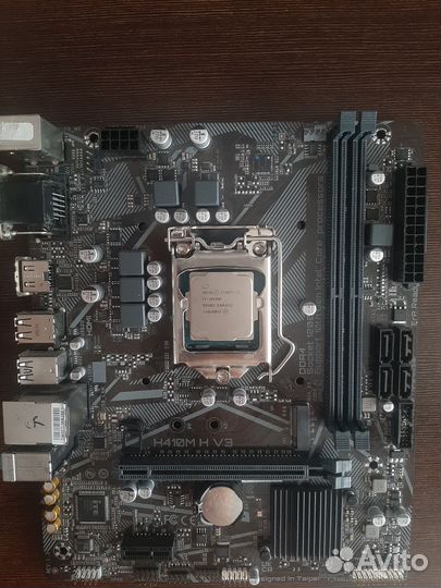 Комплект i3 10100f + H410M H V3 + кулер